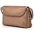 Balenciaga Braune abgenutzte Satin Leopolda Pochette Hellbraun - Ansicht 2