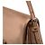 Balenciaga Braune abgenutzte Satin Leopolda Pochette Hellbraun - Ansicht 9