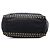 Prada Black Tessuto Whipstitched Logo Oro Tassel Satchel - view 3