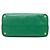 Prada Borsa doppia media in pelle Saffiano verde - vista 3