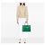 Prada Borsa doppia media in pelle Saffiano verde - vista 6