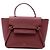 Céline Belt bag in pelle di vitello micrograna rossa Celine Rosso Bordò