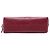 Neceser cosmético de piel de ternera roja CC de Chanel Burdeos - vista 3