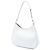 Borsa a tracolla Cleo in pelle Spazzolato bianca Prada Bianco - vista 2