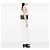 Chanel Grigio CC Choco Bar in Denim con Catena a Patta Marrone - vista 7