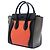 Luggage Céline Celine Arancione Micro Tricolor Borsa da Viaggio in Pelle - vista 2