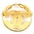 Spilla a spirale Coco Mark Vintage 94P di Chanel D'oro - vista 3