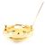 Spilla a spirale Coco Mark Vintage 94P di Chanel D'oro - vista 6