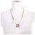 Collana in strass Matelassé di Chanel Rosa D'oro - vista 3