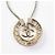 Collana Pendente Mademoiselle Rhinestone Coco Mark Y22X di Chanel D'oro - vista 5