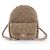 Chanel Coco Mark Turnlock Matelassé Tweed Schultertasche Braun