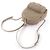 Chanel Coco Mark Turnlock Matelassé Tweed Schultertasche Braun - Ansicht 5