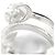 Gucci Double G Key Motif Band Ring Silvery - view 6