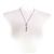 Collana in perle finte con strass Coco Mark F25C di Chanel Argento - vista 3