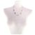 Collar de piedra natural con strass Coco Mark B25P de Chanel Rosa Blanco - vista 4