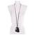 Collier en cuir vintage Clochette Hermès Noir  - vue 3