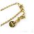 Collana a forma di cuore con strass Clair D Lune di Christian Dior D'oro - vista 7
