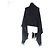Stola in misto cashmere Chanel in nero e blu - vista 6