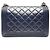 Borsa a Spalla Chanel Boy in Pelle di Agnello Blu Navy - vista 2