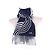 Stola in cashmere Casaque Vague di Hermès Bianco Blu navy - vista 4