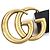 Marmont Ceinture large Double G 400593 de Gucci Noir - vue 9