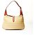 Borsa a Spalla in Rafia Gucci Jackie Beige - vista 2