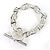 Bracciale Charm Chaine d'Ancre MM in Argento di Hermès