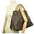 BORSA LOUIS VUITTON ARTSY MM M40249 CANVAS MONOGRAMMA MARRONE - vista 7