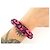 NUOVO BRACCIALE LOUIS VUITTON LEO MONOGRAM LOGO LV IN LEGNO LACCATO ROSA Fuschia - vista 10