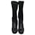 Hermès SCARPE HERMES BOOTS CAVALIERI 36 IN PELLE NERA E SUEDE FODERATE Nero  - vista 7