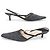 CHANEL SLINGBACK-SANDALEN 40 AUS GRAUEM LEDER MIT BOX - Ansicht 3