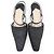 CHANEL SLINGBACK-SANDALEN 40 AUS GRAUEM LEDER MIT BOX - Ansicht 8