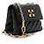 Off White Off-White Jackhammer 19 Schultertasche aus gestepptem Leder mit Kette Schwarz - Ansicht 2
