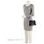 Off White Off-White Jackhammer 19 Schultertasche aus gestepptem Leder mit Kette Schwarz - Ansicht 5