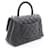 Borsa a tracolla Chanel Coco Handle nera Nero - vista 4
