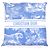 Coussin en mélange de lin Dioliviera Christian Dior Bleu