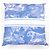 Coussin en mélange de lin Dioliviera Christian Dior Bleu - vue 2