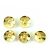 Set di 5 pezzi in metallo dorato con bottone Coco Mark di Chanel D'oro - vista 2