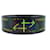 Bracelet Bangle Bandana HH Click GM d'Hermès Noir Multicolore  - vue 3