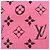 Sciarpa Logomania Shine di Louis Vuitton Rosa - vista 5