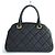 Bowling Borsa a mano in pelle caviar trapuntata Chanel Nero - vista 3