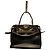 Fendi Peekaboo Monster Eyes - Schwarzes Leder - Größe Mittel/Regulär