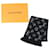 Sciarpa con Frange Monogram Louis Vuitton Nero Argento  - vista 2