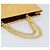 PRADA Borsa a Catena Satin Oro Auth gh1982 D'oro - vista 7