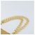 PRADA Borsa a Catena Satin Oro Auth gh1982 D'oro - vista 8