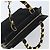 Sac à main Vala en chaîne Salvatore Ferragamo en nylon noir et or Auth gh1878 Doré - vue 6