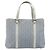 Céline CELINE C Macadam Canvas Handtasche Hellblau Silber Auth BA11640 - Ansicht 13