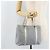 Céline CELINE C Macadam Canvas Handtasche Hellblau Silber Auth BA11640 - Ansicht 23