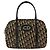 Christian Dior Trotter Canvas Handtasche Marinegold Auth BAZ596 Golden Marineblau - Ansicht 13