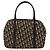 Christian Dior Trotter Canvas Handtasche Marinegold Auth BAZ596 Golden Marineblau - Ansicht 2
